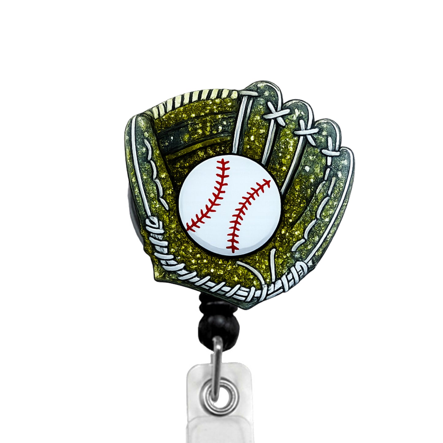 Dazzlers Baseball Glove ID Badge Reel