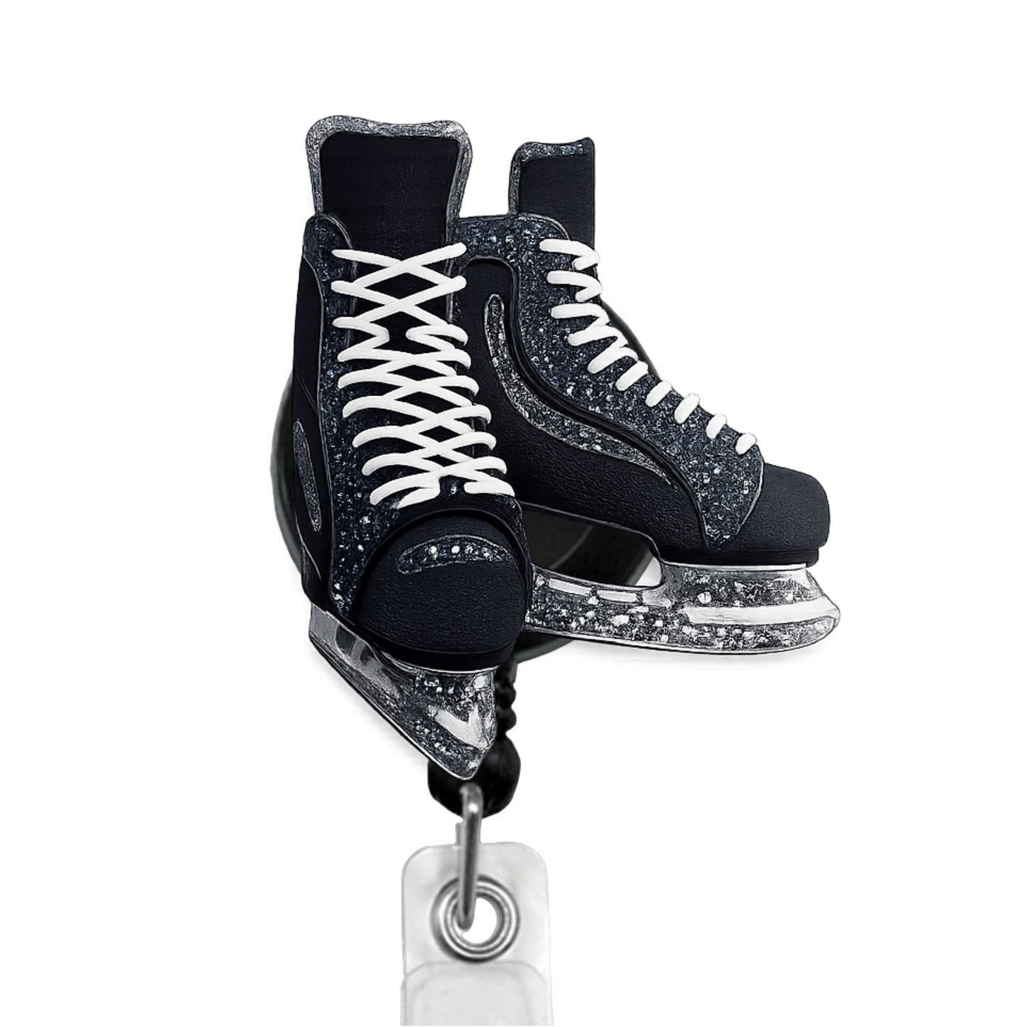 Dazzlers Ice Skates ID Badge Reel