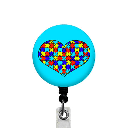 Autism 1 ID Badge Reel