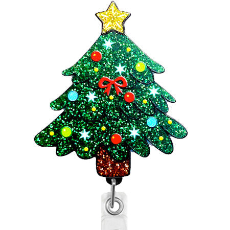 Dazzlers Christmas Tree ID Badge Reel - SassyBadge