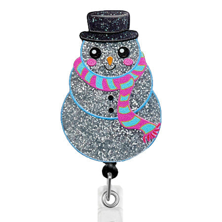 Dazzlers Snowman ID Badge Reel