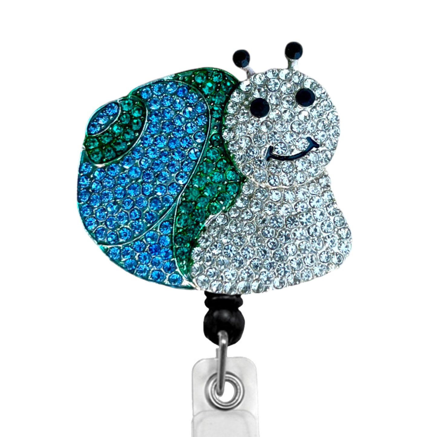 Happy Snail ID Badge Reel