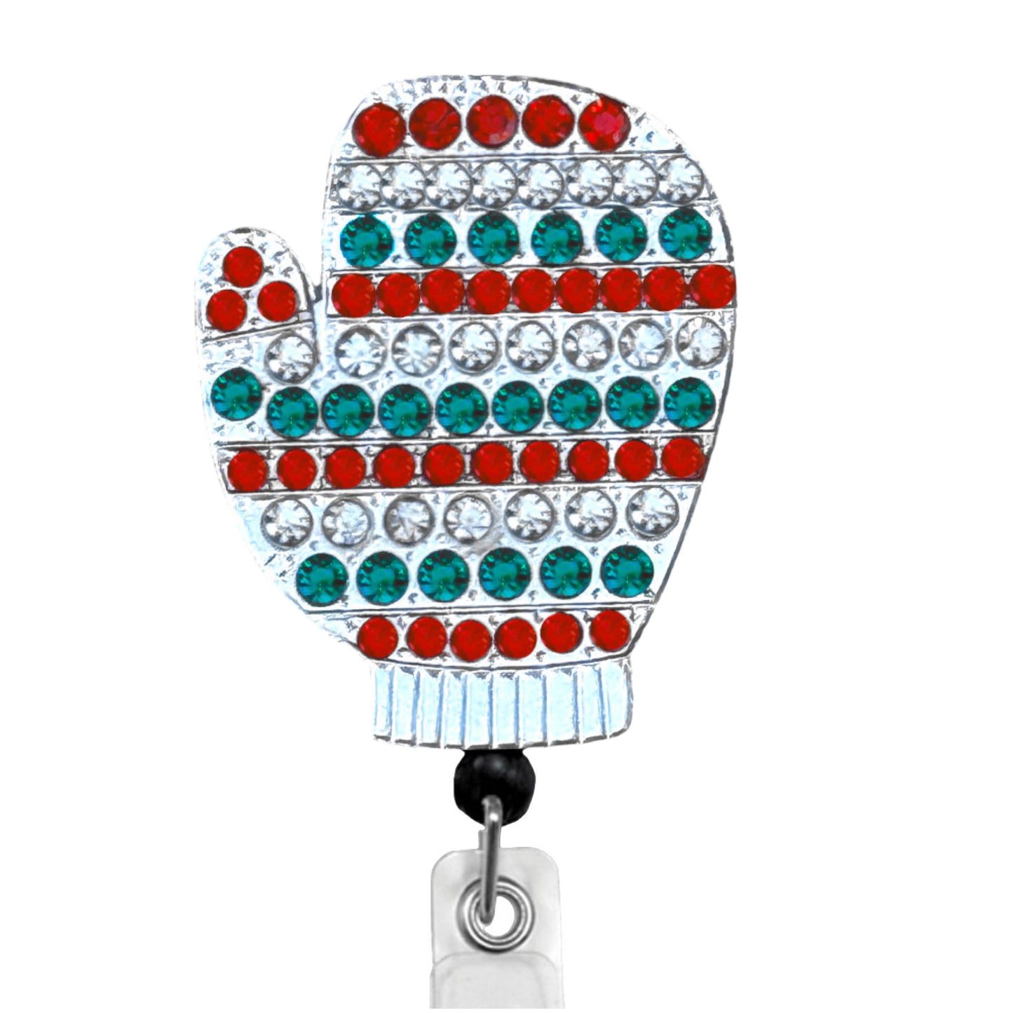 Winter Mitten ID Badge Reel