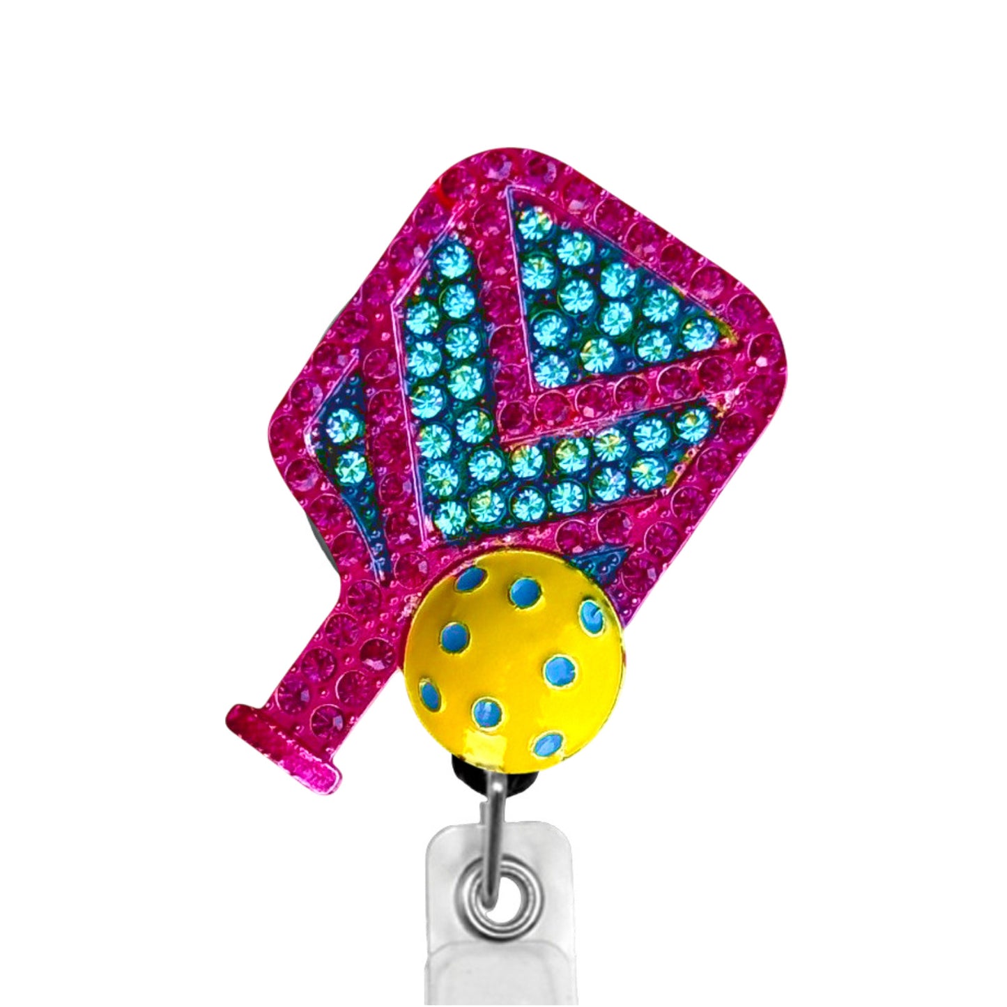 Pickleball ID Badge Reel