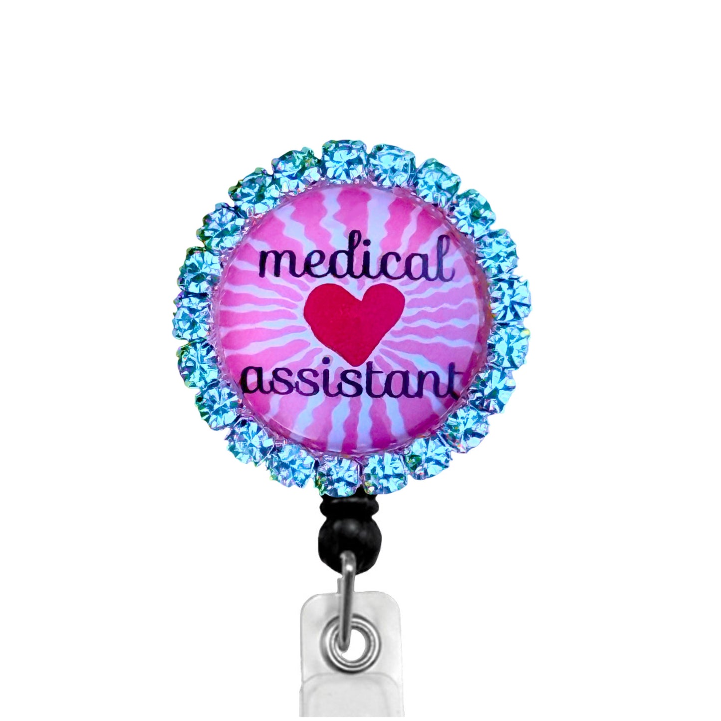Sparkles MA 1 ID Badge Reel