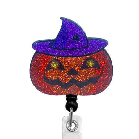 Dazzlers Pumpkin ID Badge Reel