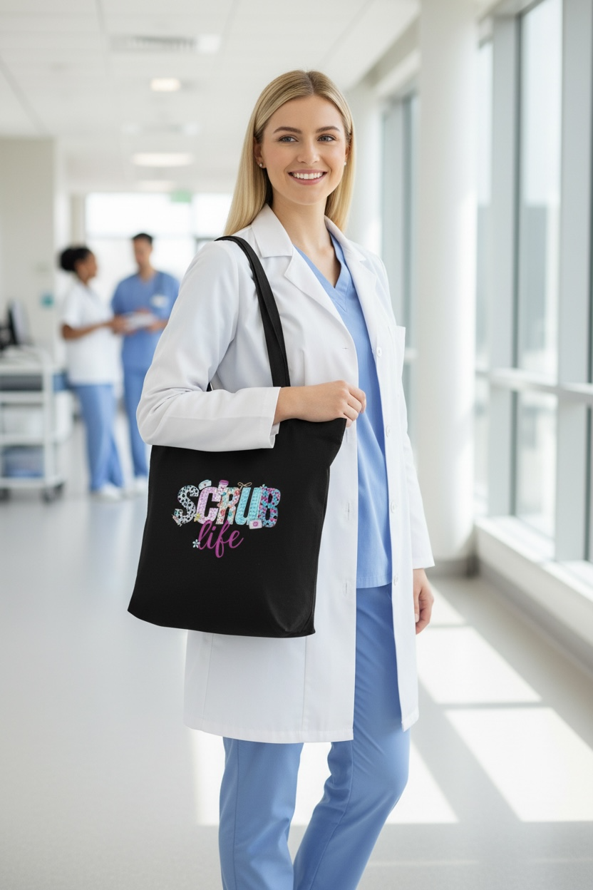 Scrub Life Tote Bag