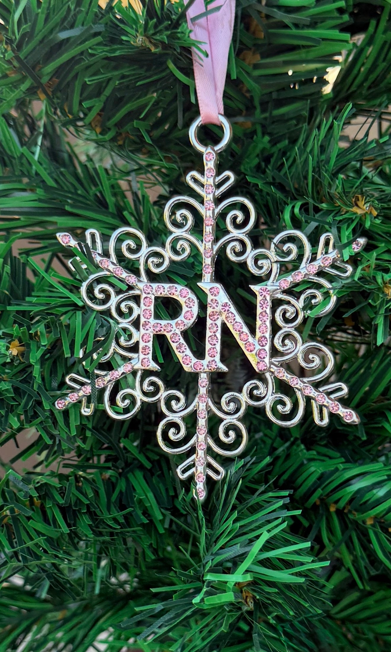 Christmas Ornament Pink RN