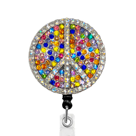Peace Symbol ID Badge Reel