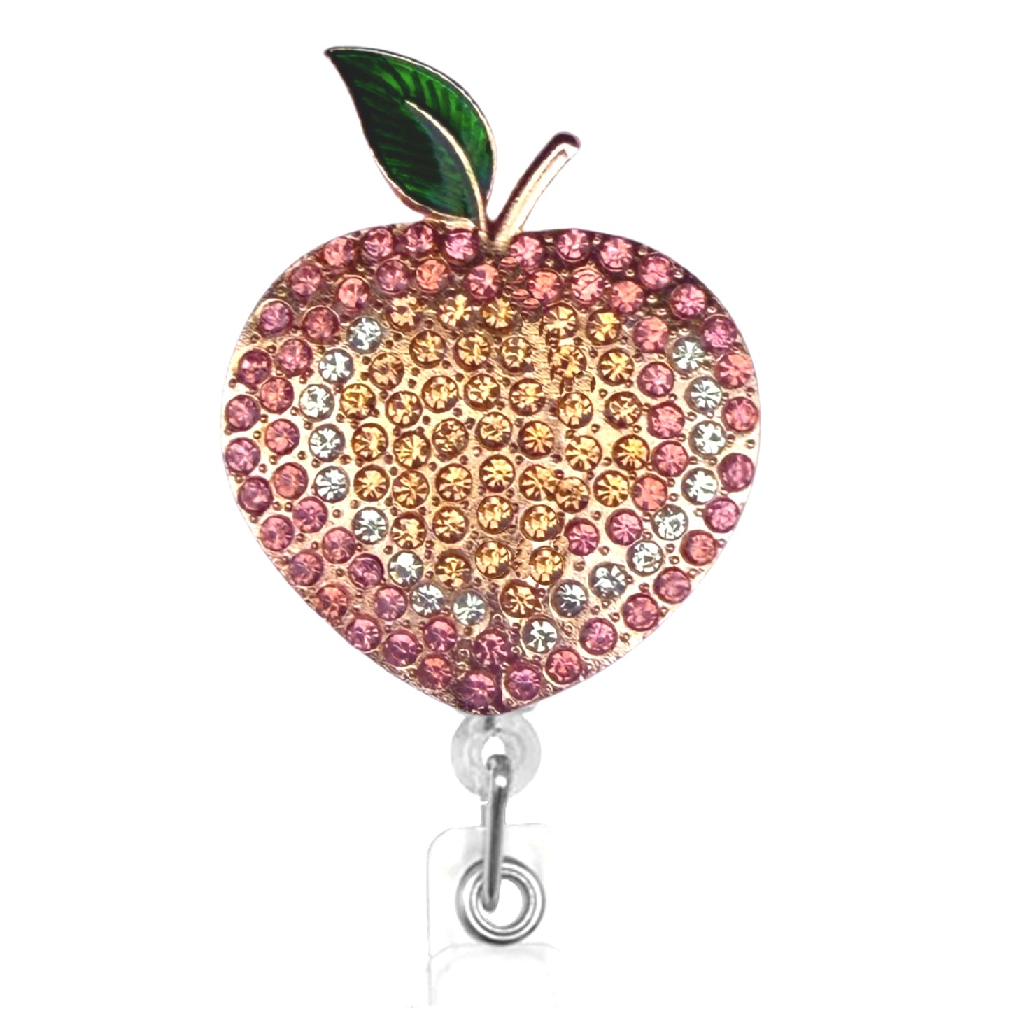 Peach ID Badge Reel
