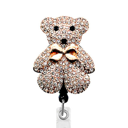 Teddy Bear ID Badge Reel - SassyBadge