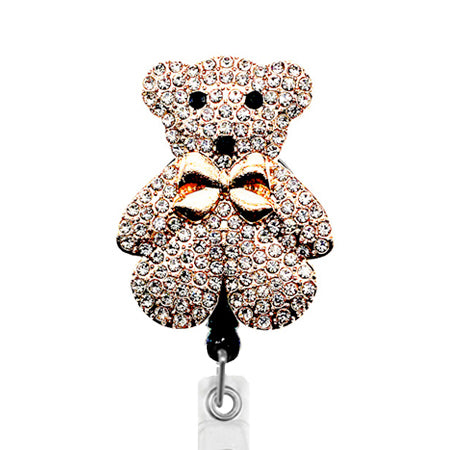 Teddy Bear ID Badge Reel