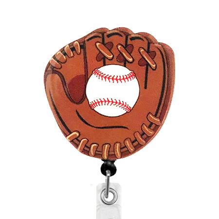 Baseball Badge Reel