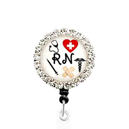 Sparkles RN 3 ID Badge Reel