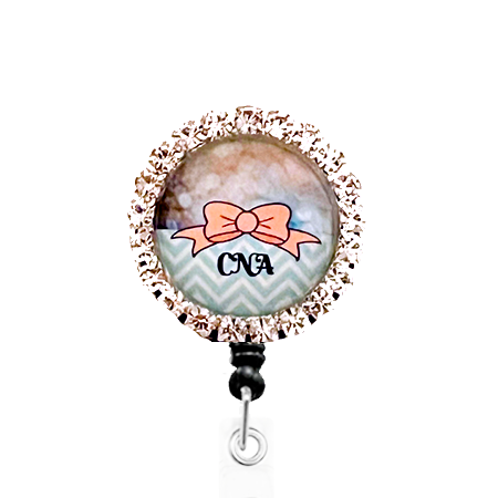 Sparkles CNA 3 ID Badge Reel