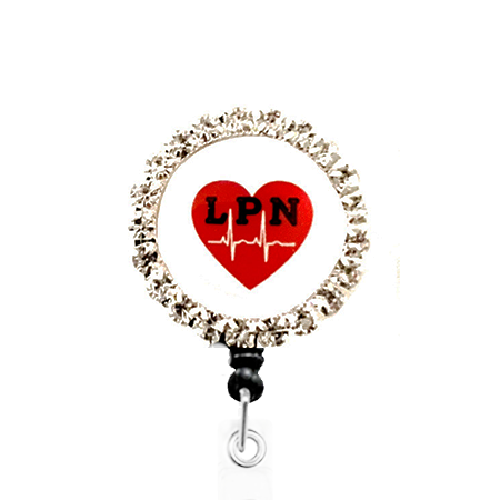 Sparkles LPN 2 ID Badge Reel