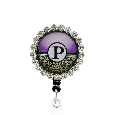 Sparkles Initial P1 ID Badge Reel