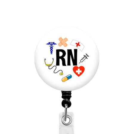 ICU Nurse Retractable Badge Holder Badge Reel Lanyards , 51% OFF