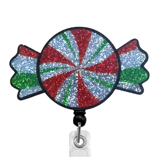 Dazzlers Christmas Candy ID Badge Reel