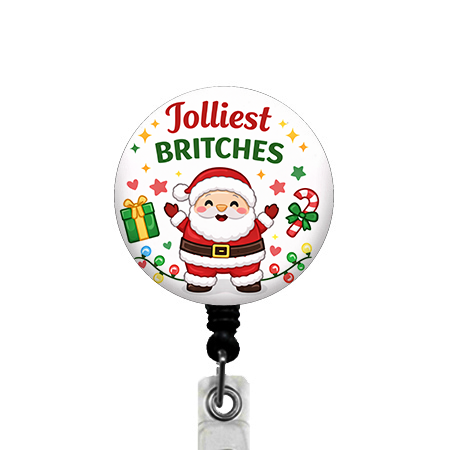 Jolliest Bitches ID Badge Reel