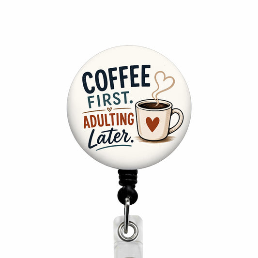 Coffee First ID Badge Reel