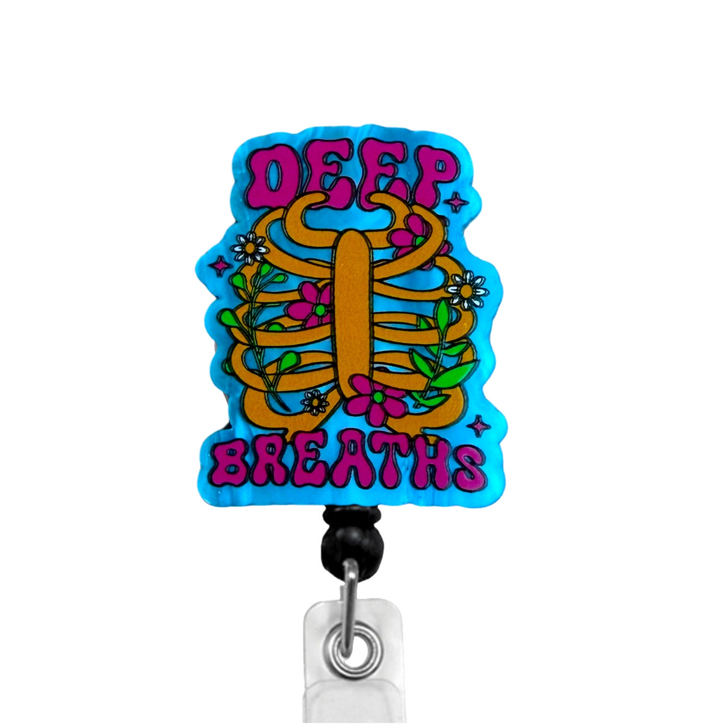 Dazzlers Deep Breaths ID Badge Reel