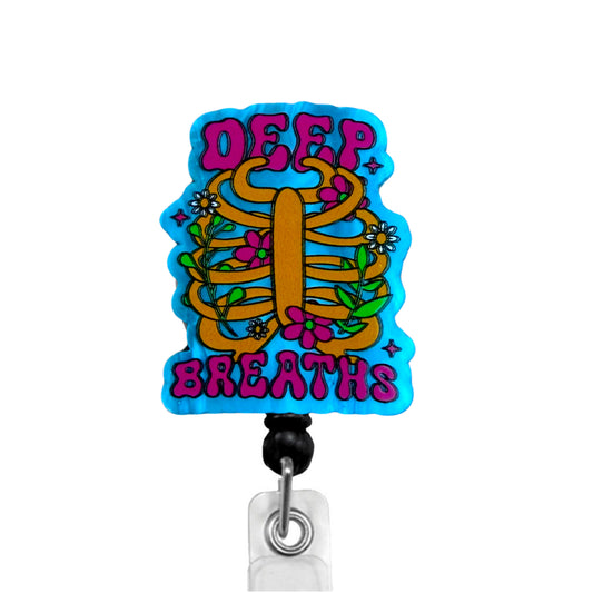 Dazzlers Deep Breaths ID Badge Reel