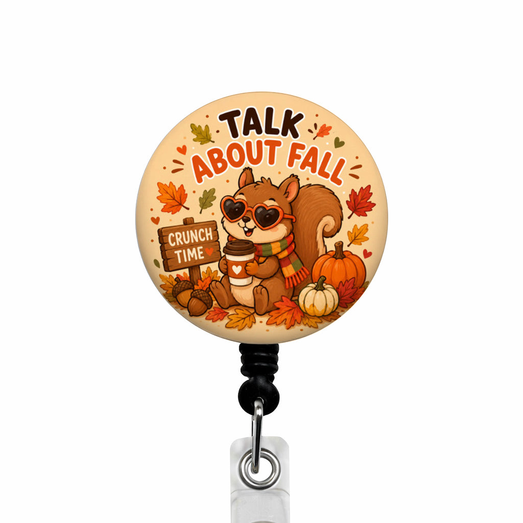 Talk About Fall ID Badge Reel