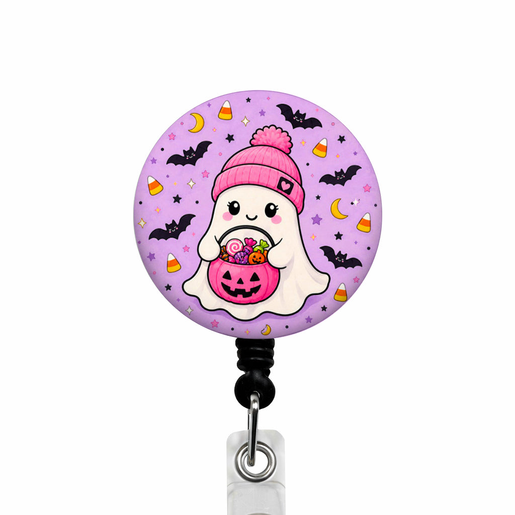 Beanie Ghost ID Badge Reel