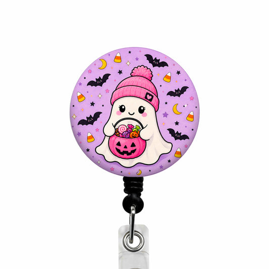 Beanie Ghost ID Badge Reel