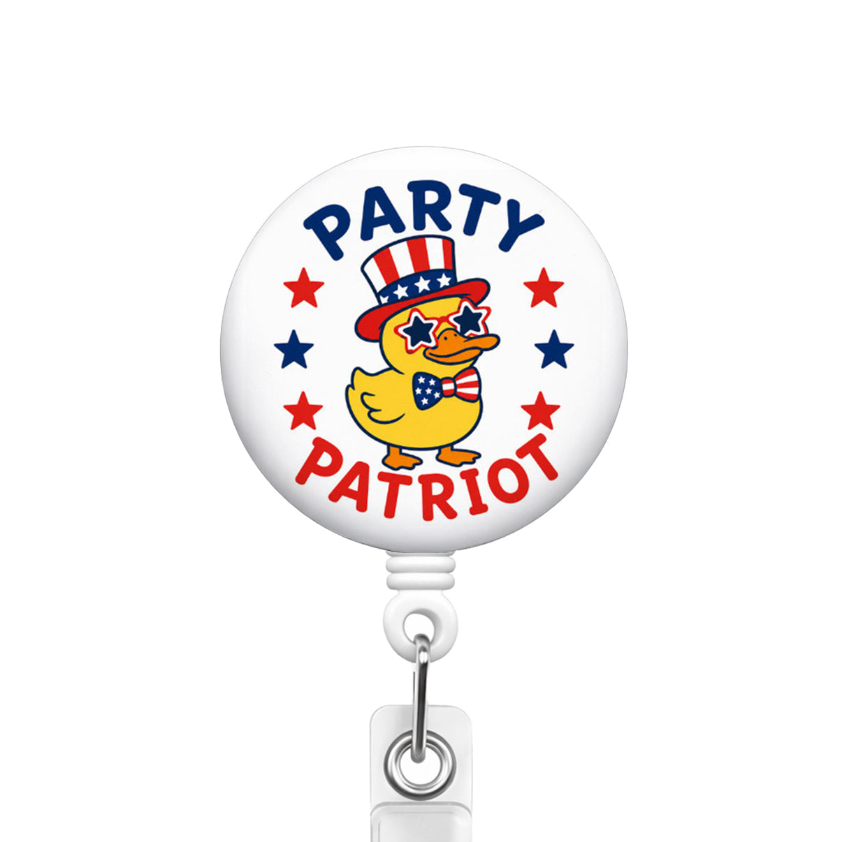Party Patriot ID Badge Reel