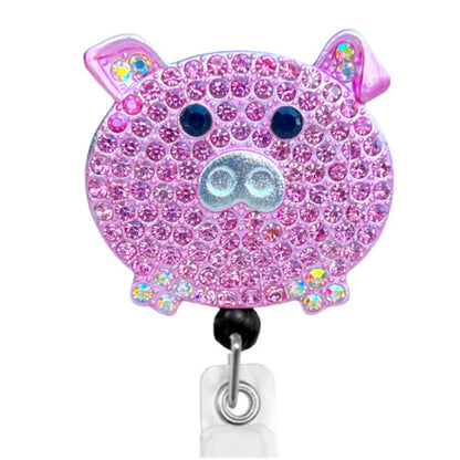 Pig ID Badge Reel
