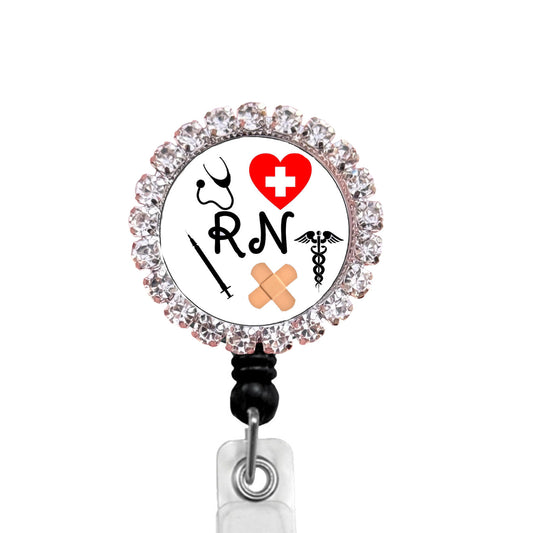 Sparkles RN 3 ID Badge Reel