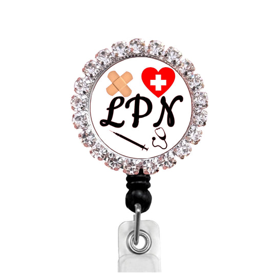 Sparkles LPN 3 ID Badge Reel