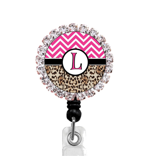 Sparkles Initial L1 ID Badge Reel