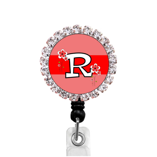Sparkles Initial R1 ID Badge Reel