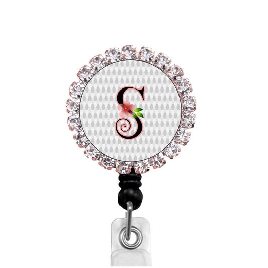 Sparkles Initial S1 ID Badge Reel