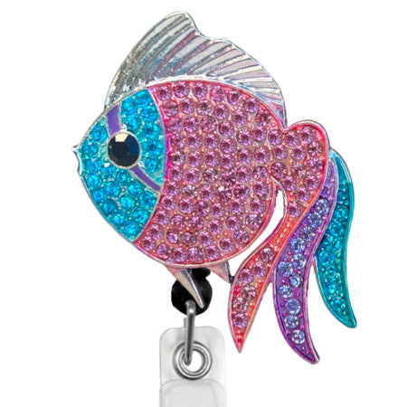 Tropical Fish ID Badge Reel