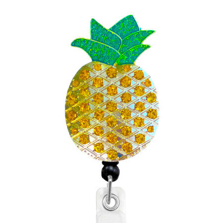 Pineapple ID Badge Reel