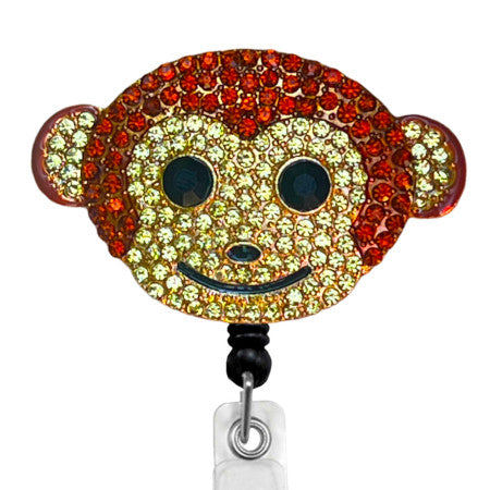 Monkey Face ID Badge Reel