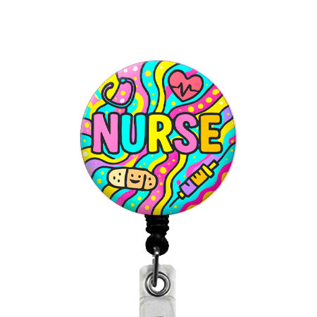Nurse 3 ID Badge Reel
