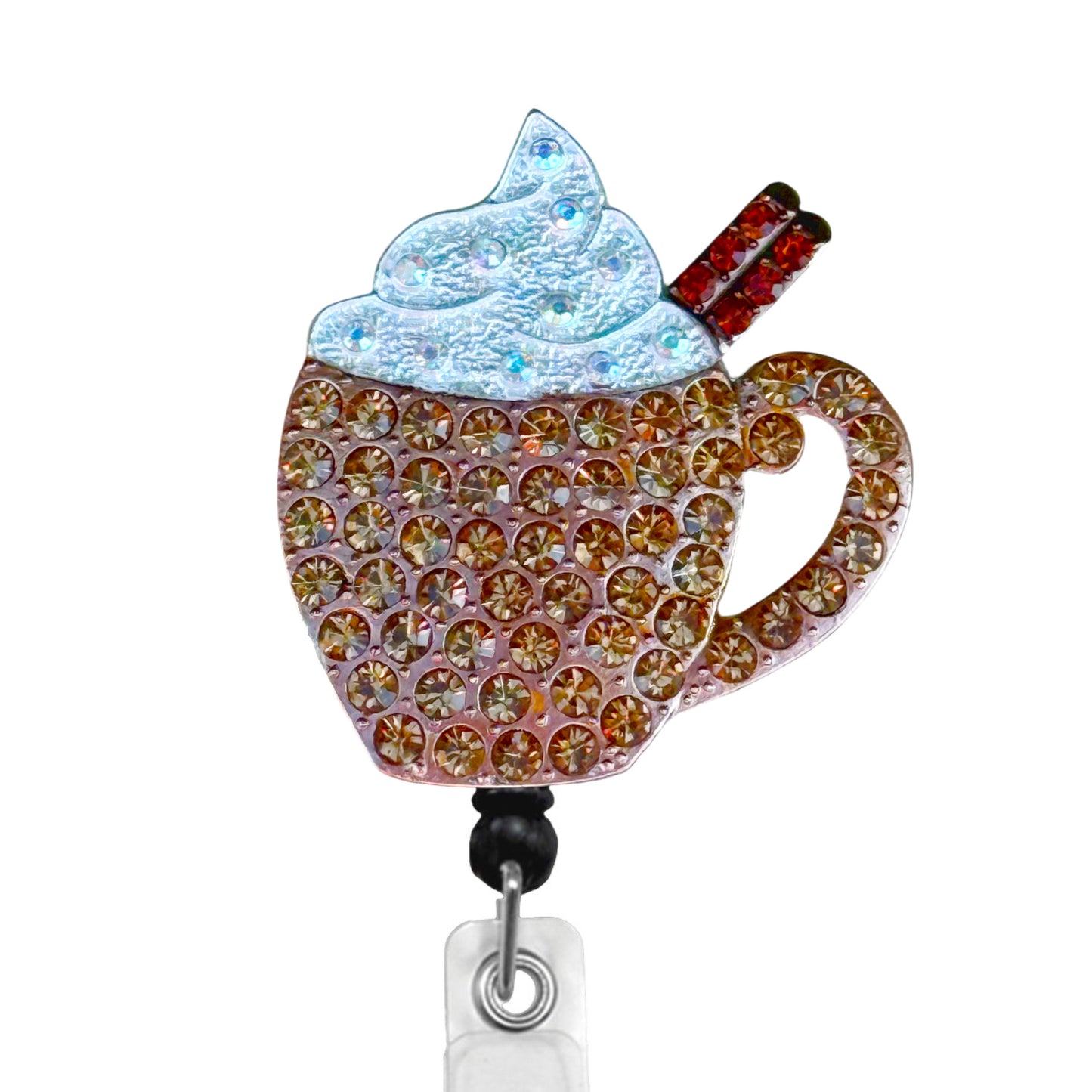 Cinnamon Latte ID Badge Reel