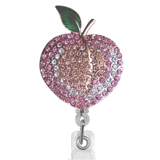 Peach ID Badge Reel