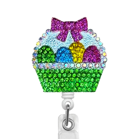 Easter Basket ID Badge Reel