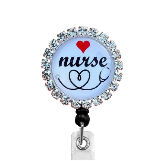 Sparkles Nurse 2 ID Badge Reel