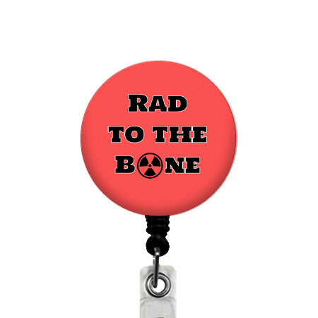 Rad to the Bone ID Badge Reel