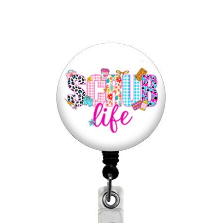 Scrub Life ID Badge Reel