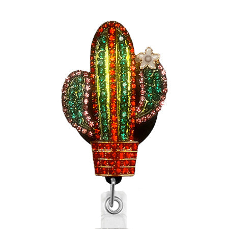 Cactus ID Badge Reel