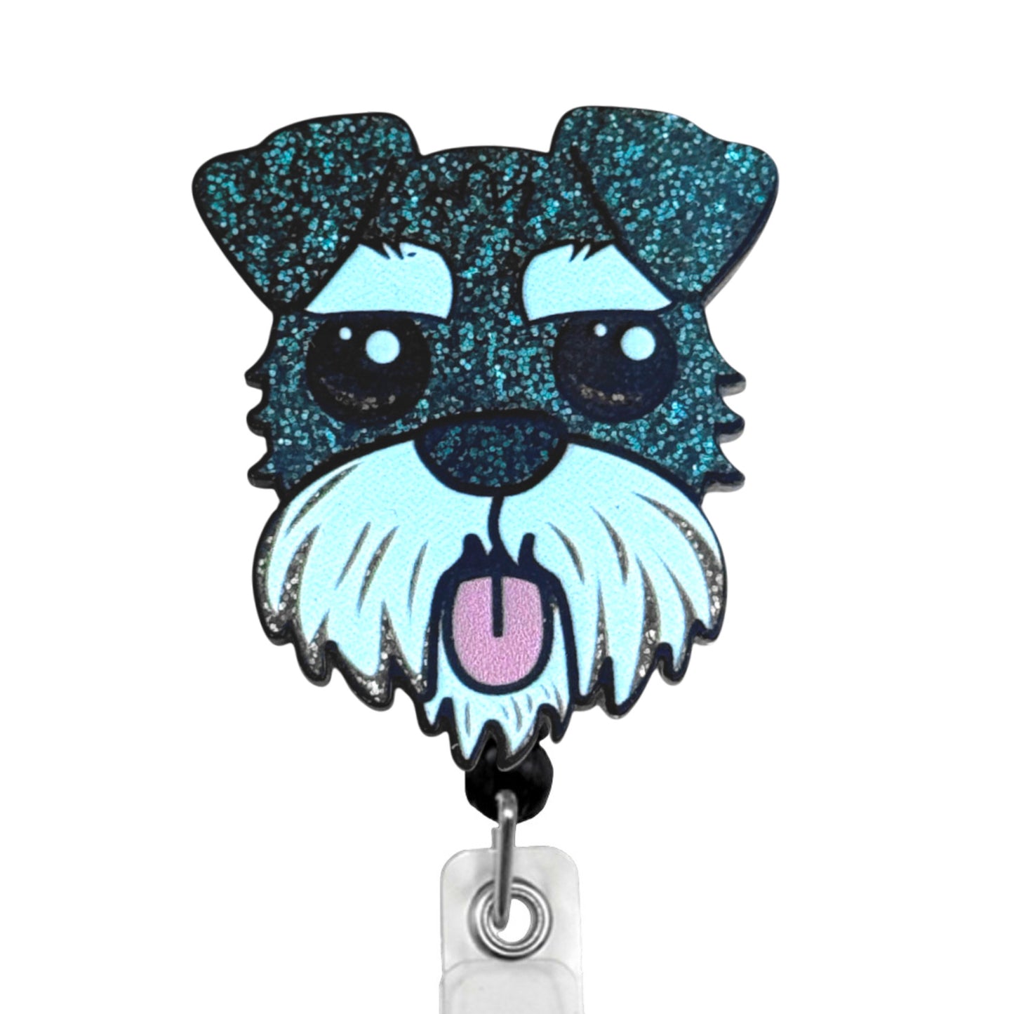 Dazzlers Schnauzer ID Badge Reel