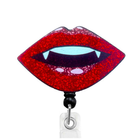 Dazzlers Vampire Lips ID Badge Reel